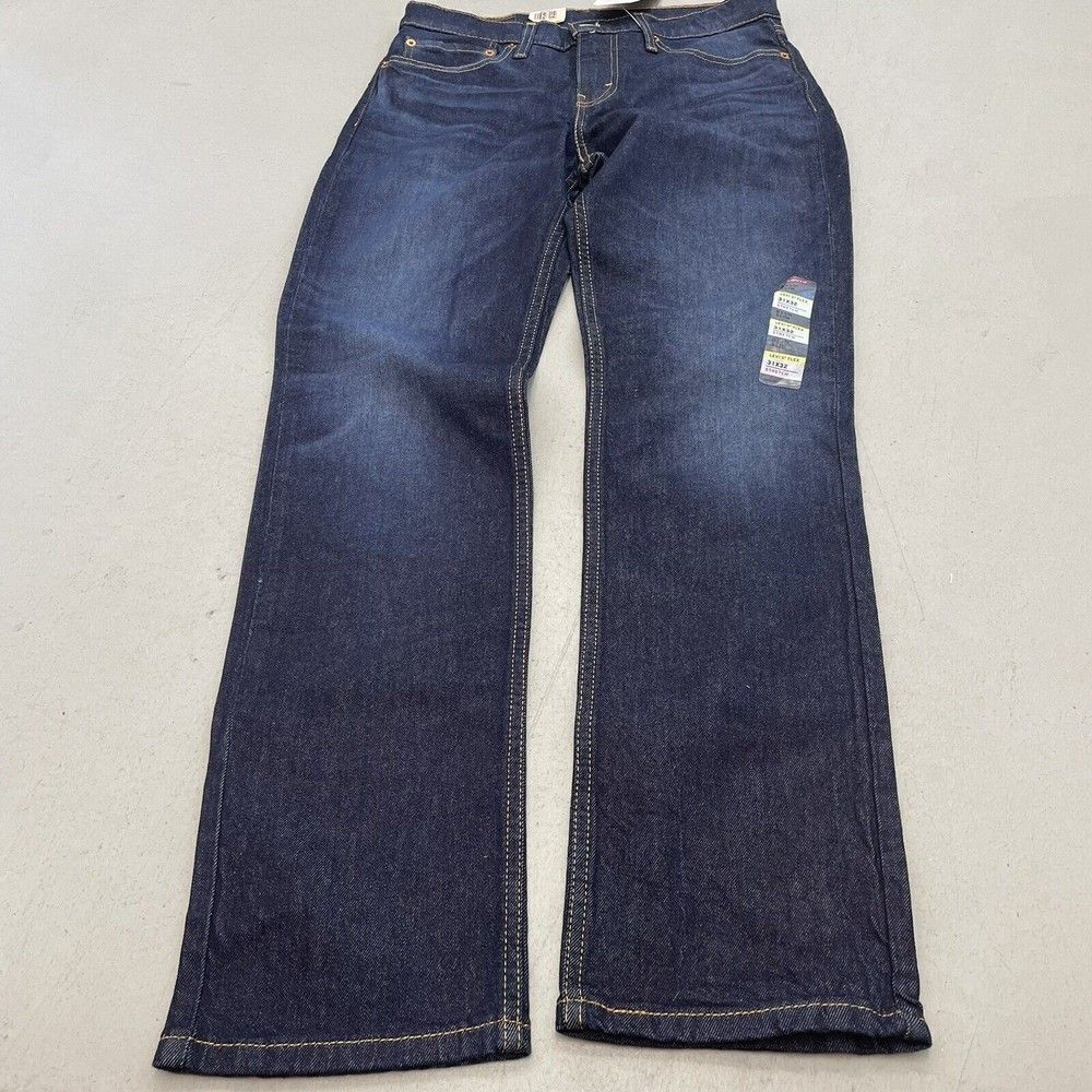 Levis Jeans Mens 511 Dark Blue Wash Slim Fit Stretch Jeans 31 x 32